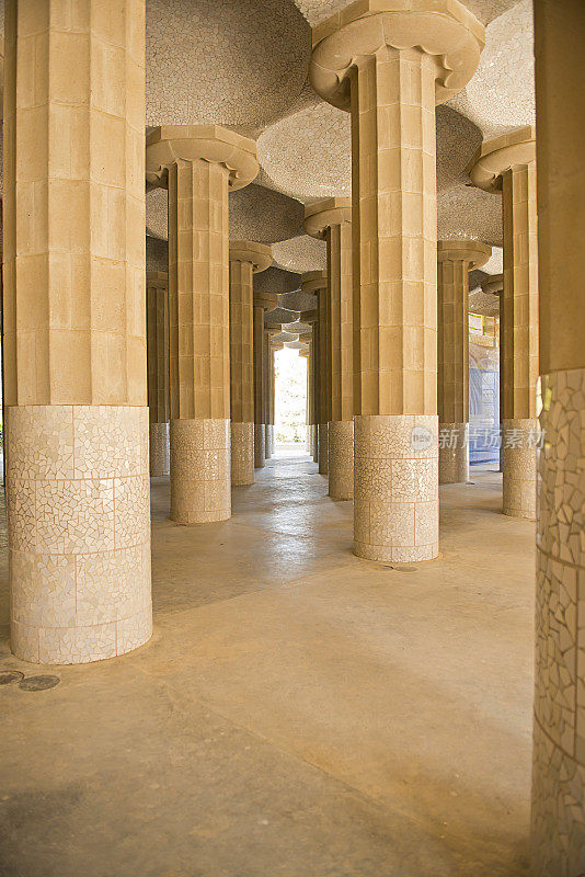 Park Guell，西班牙巴塞罗那